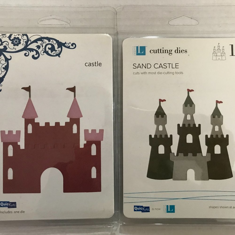 Quickutz Lifestyle Crafts 4x4 inches Castles die bundle